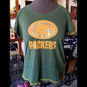 💚💛 Green Bay Packers 1st & Fashion Team Apparel T-shirt XXL NFL Football